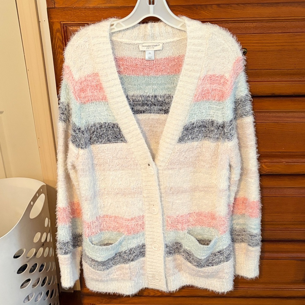 Christopher&Banks Cozy Striped Women's Sweater